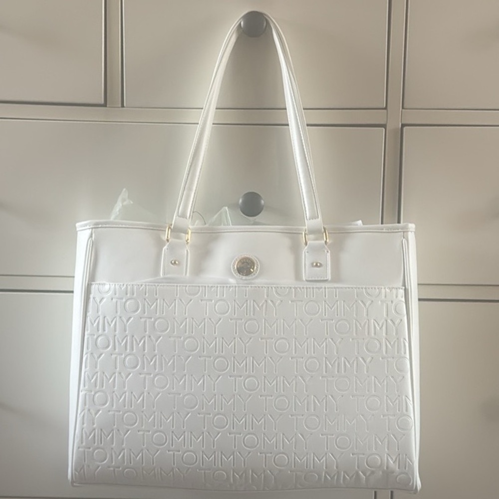 Tommy Hilfiger White Tote Bag